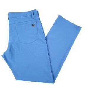 FootJoy Pants Men's 35x32 Blue 5-Pocket Athletic Fit Golf Stretch Chino NWOT
